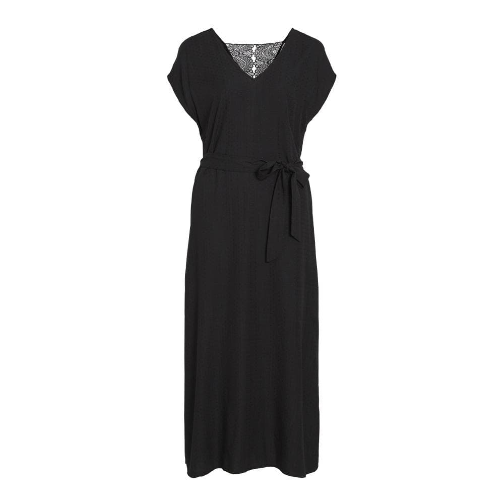 Robe Noire Femme Vila Nensa Ankle 1