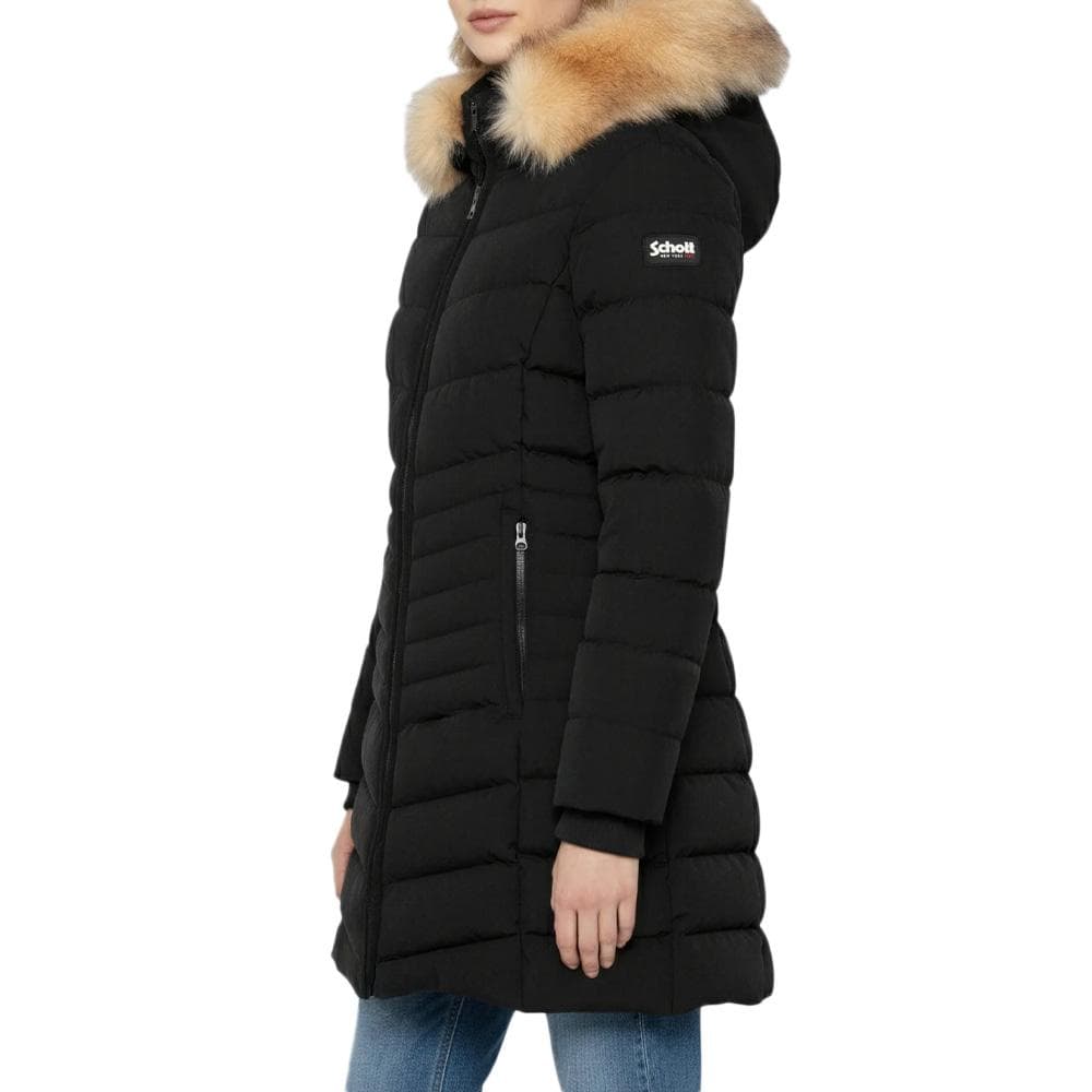 Parka Longue Noir Femme Schott GARDENAW 1