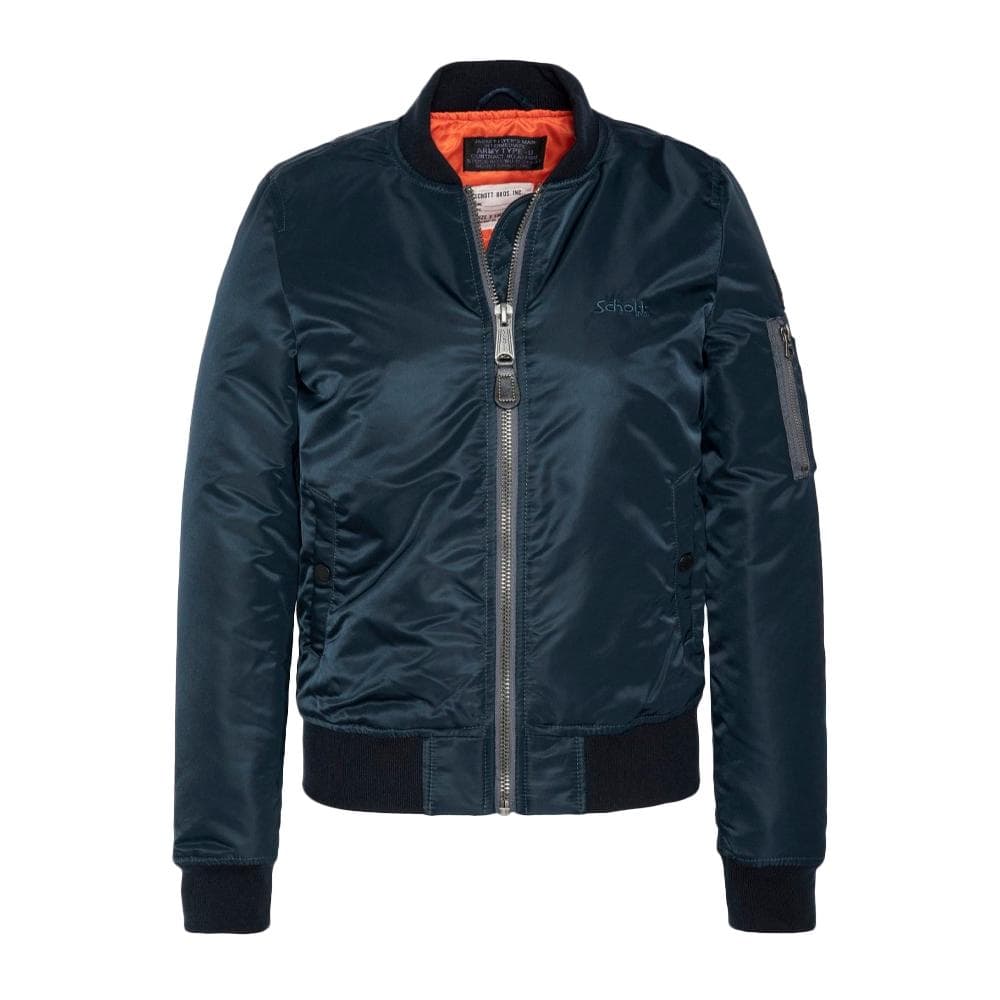 Bomber Marine Femme Schott Femme JET17W 1