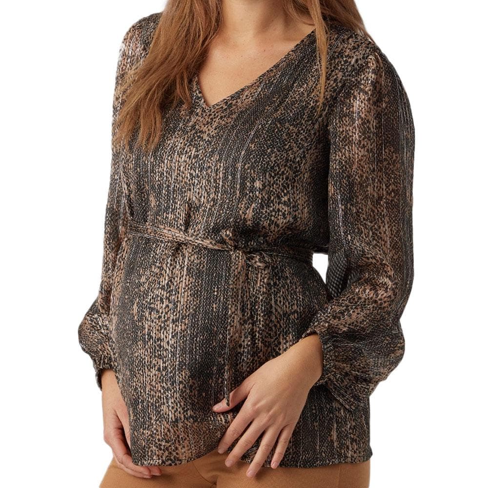 Blouse de Grossesse Noir/Marron Femme Vero Moda Maternity 20018589 1