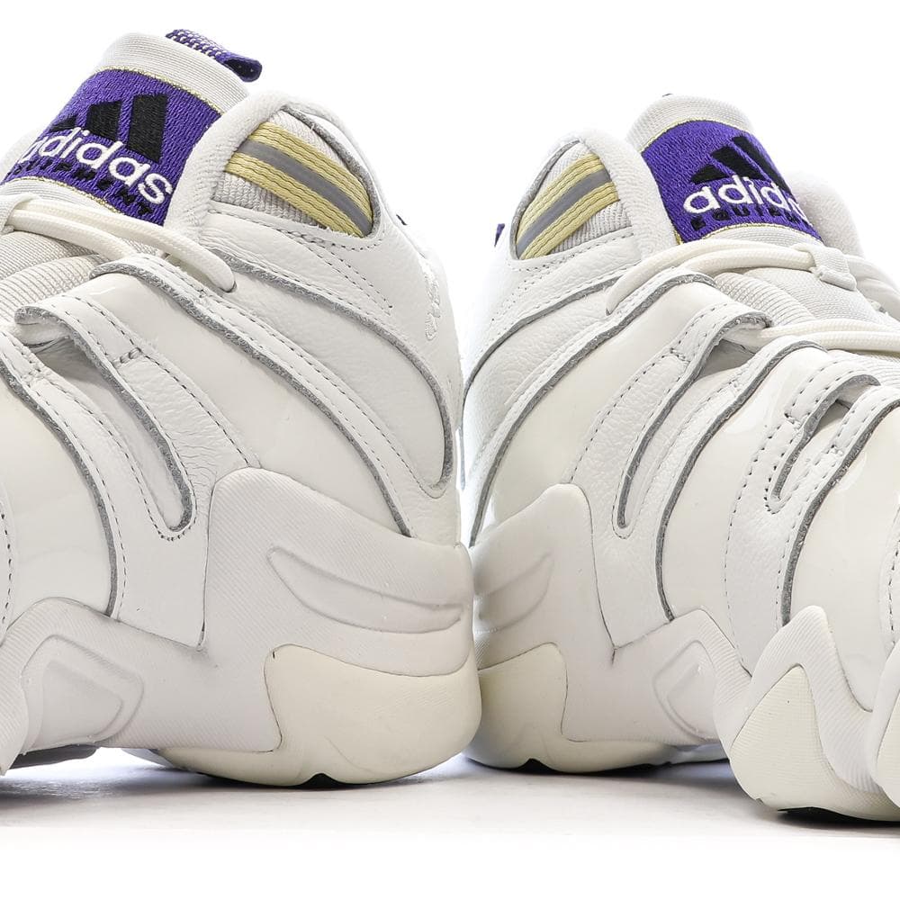 Chaussures de basketball Blanches/Violettes Homme Adidas Crazy 8 7