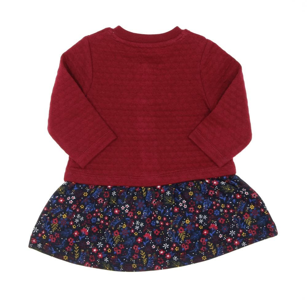 Robe Marine/Fuchsia à fleurs Fille EOM Emini 2