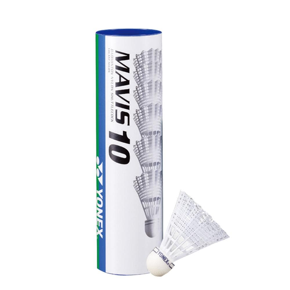 Volant plastique de badminton MAVIS 10 Blanc 1
