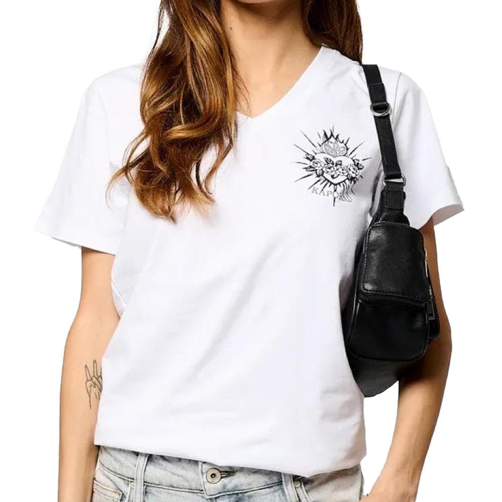 T-Shirt Blanc Femme Kaporal VALM 1