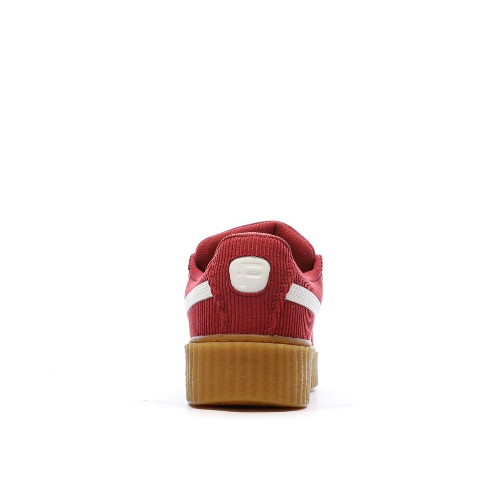 Baskets Rouge Mixte Puma Creeper Phatty Cordu 3