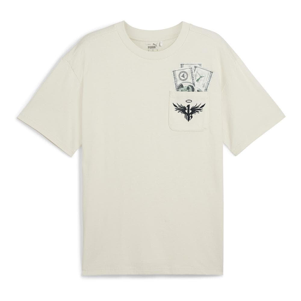 T-Shirt Beige Homme Puma Melo 1