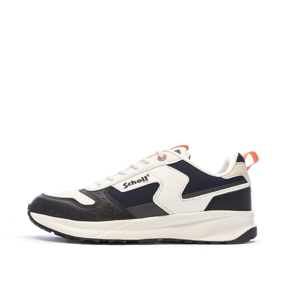 Baskets Blanches/Noires Homme Schott Maki 1