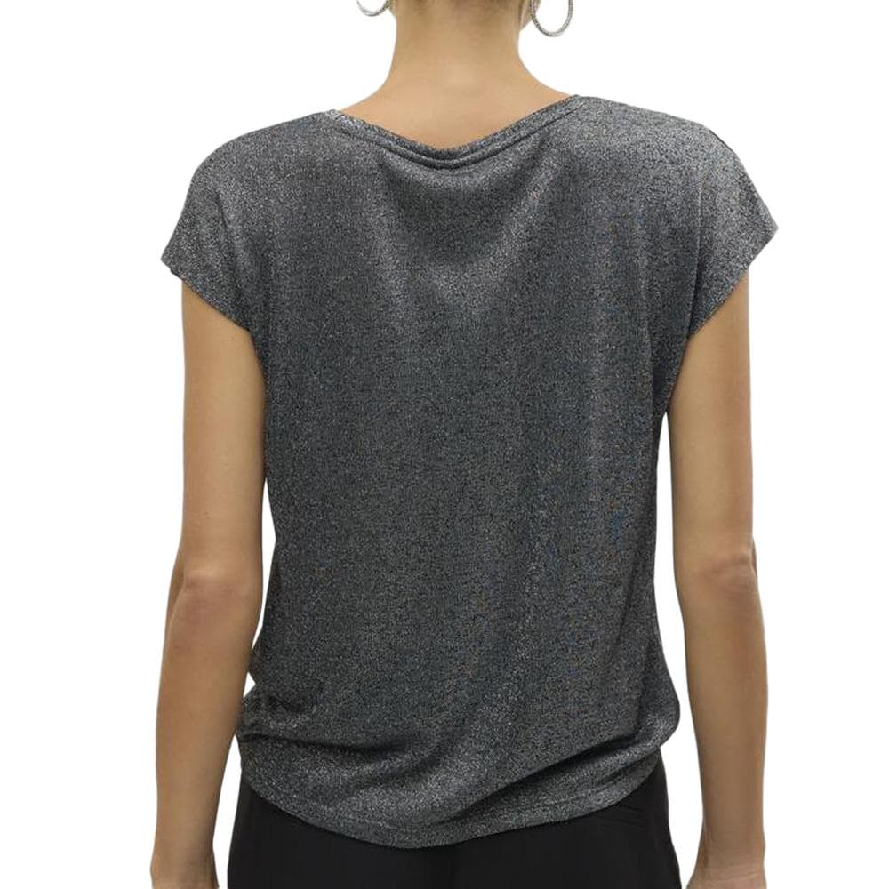 T-Shirt Gris Foncé Femme Vero Moda Sarah 2