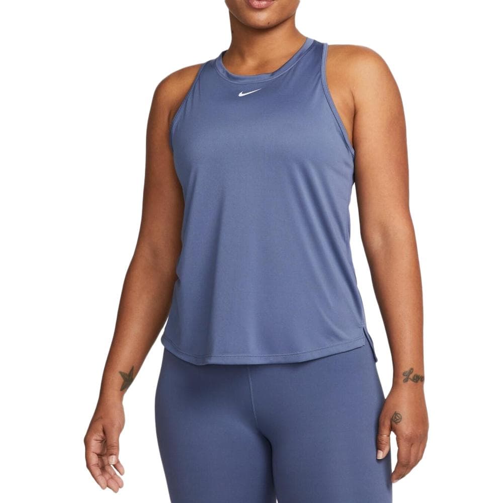 Débardeur de Sport Bleu Femme Nike OneTank 1
