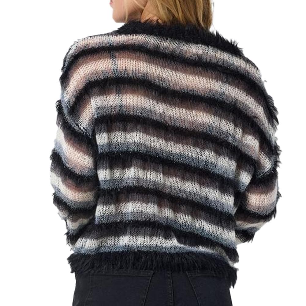 Pull en Maille Noir Femme Noisy May Morgan 2