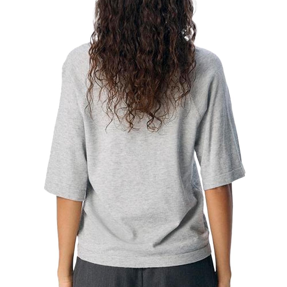 Pull 3/4 Noir Femme Object Neck Knit 2