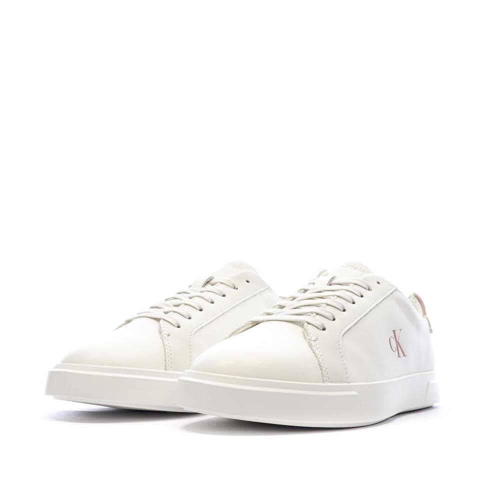 Baskets Blanc/Rose Femme Calvin Klein Jeans Low Pro Cups 6