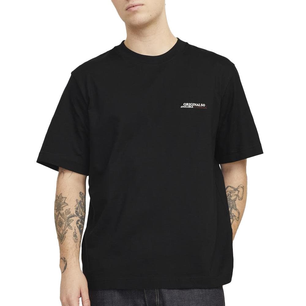 T-Shirt Noir Homme Jack & Jones Whislington 1