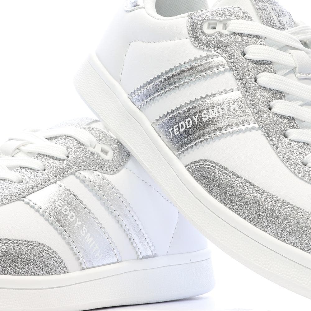 Baskets Blanches/Silver Femme Teddy Smith Plata 7