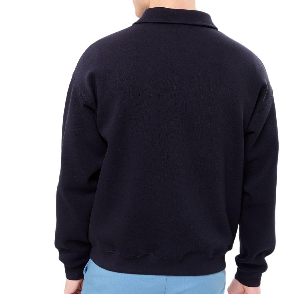 Sweat Polo Marine Homme Lacoste Loose Fit Pique 2