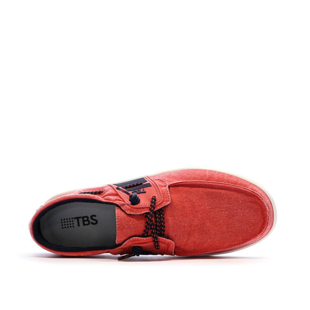 Chaussures Bateau Rouge Homme TBS Geo 4
