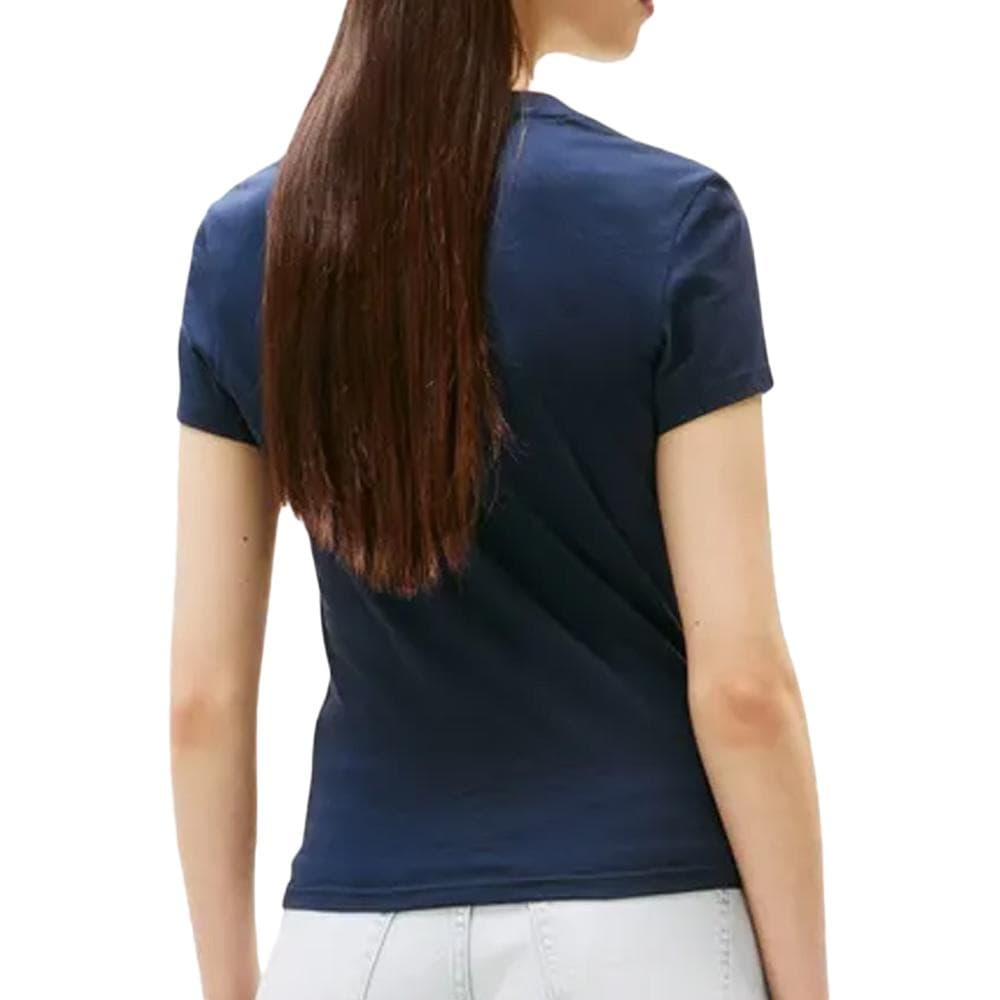 T-shirt Marine Femme Tommy Hilfiger Slim Linear DW0DW21164 2