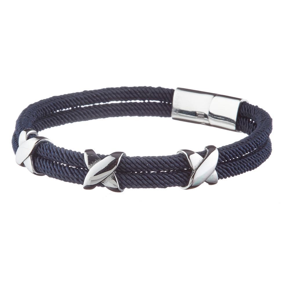 Bracelet Noir Geographical Norway Corde 3 Motifs 1