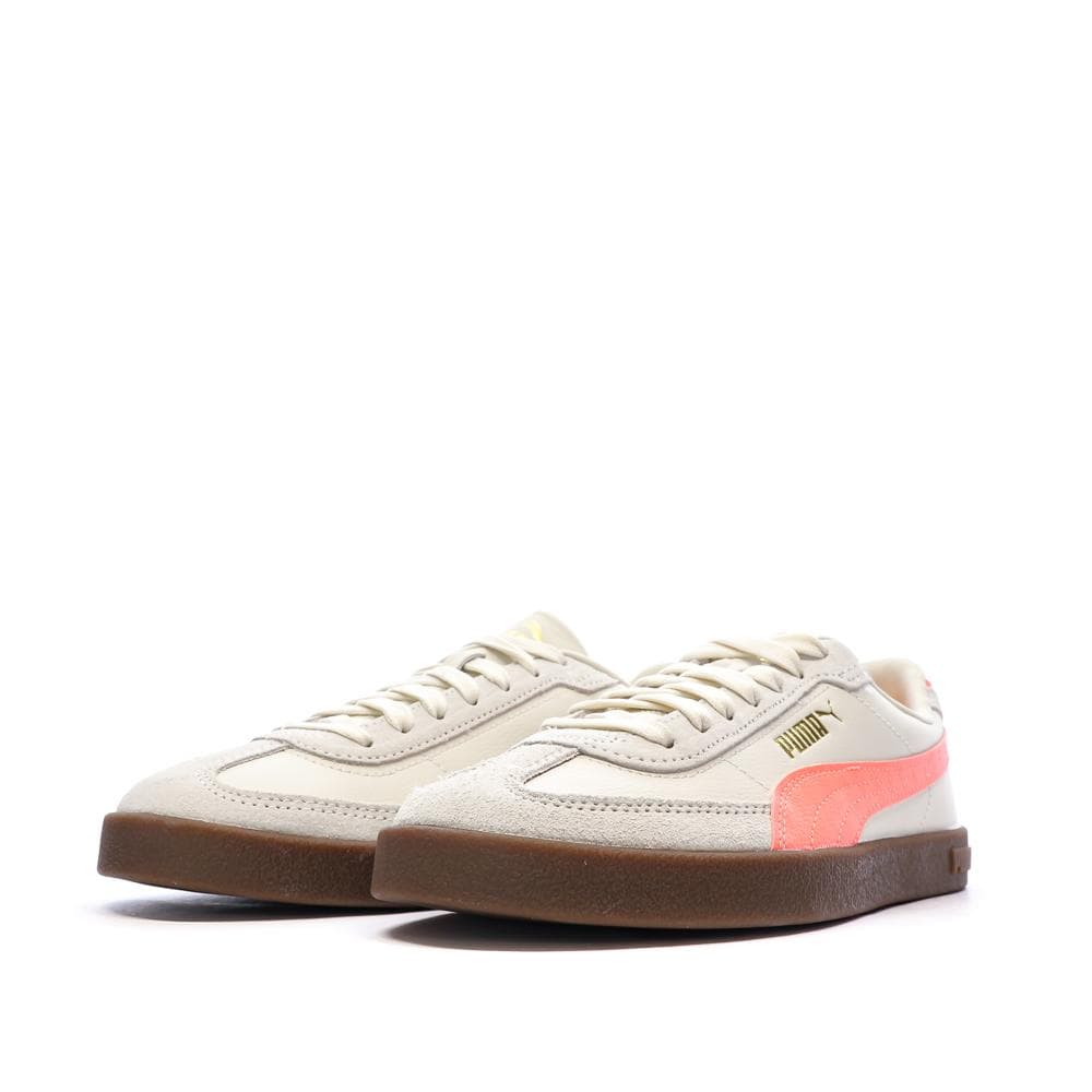 Baskets Beiges/Roses Femme Puma Club Ii Era 6