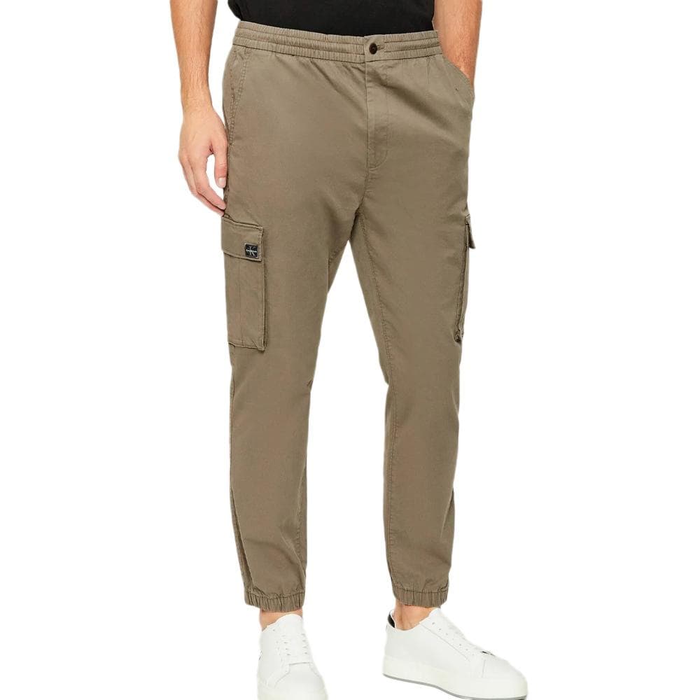 Pantalon Jogger Marron Homme Calvin Klein Jeans Skinny 1