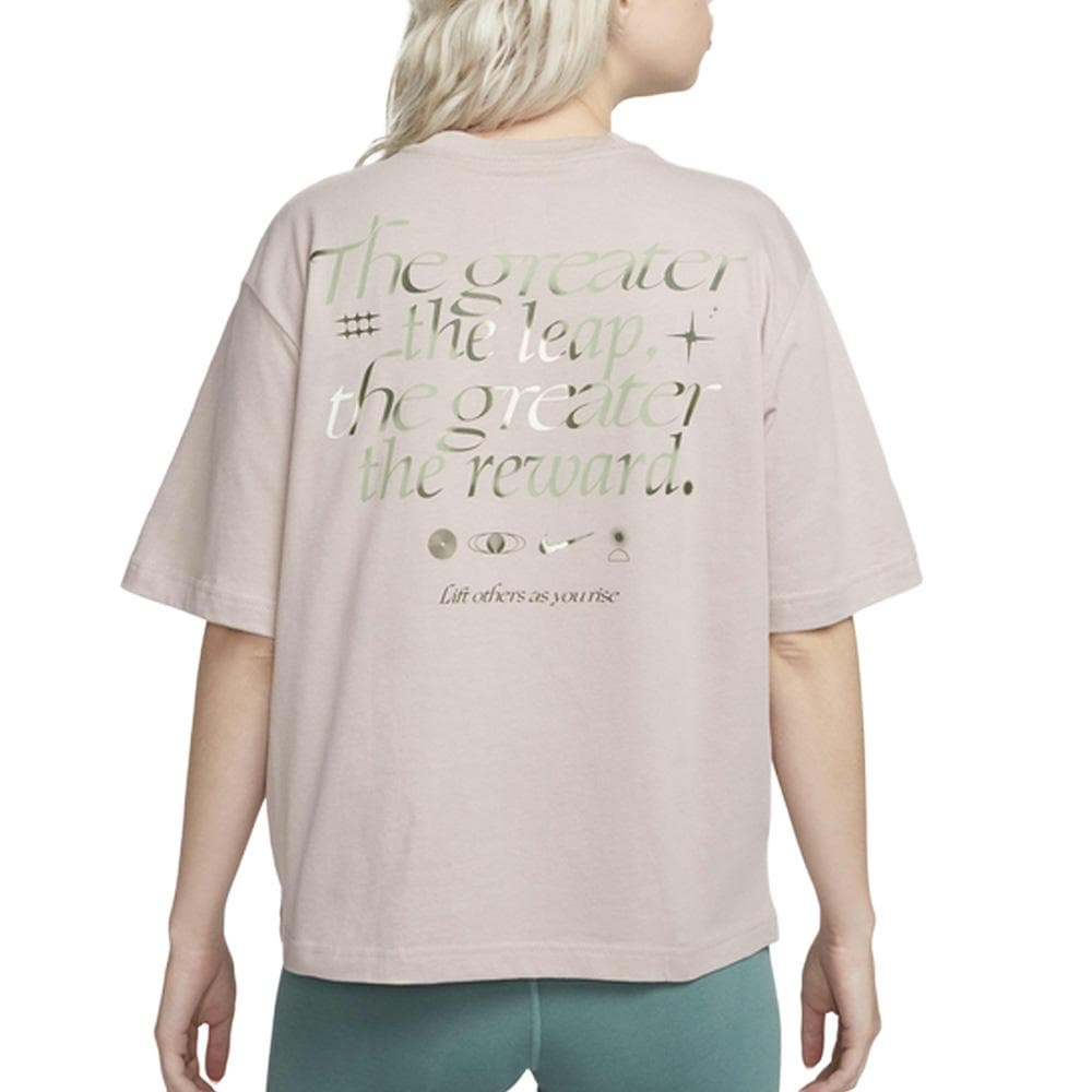 T-Shirt Beige Femme Nike Jumpman 2