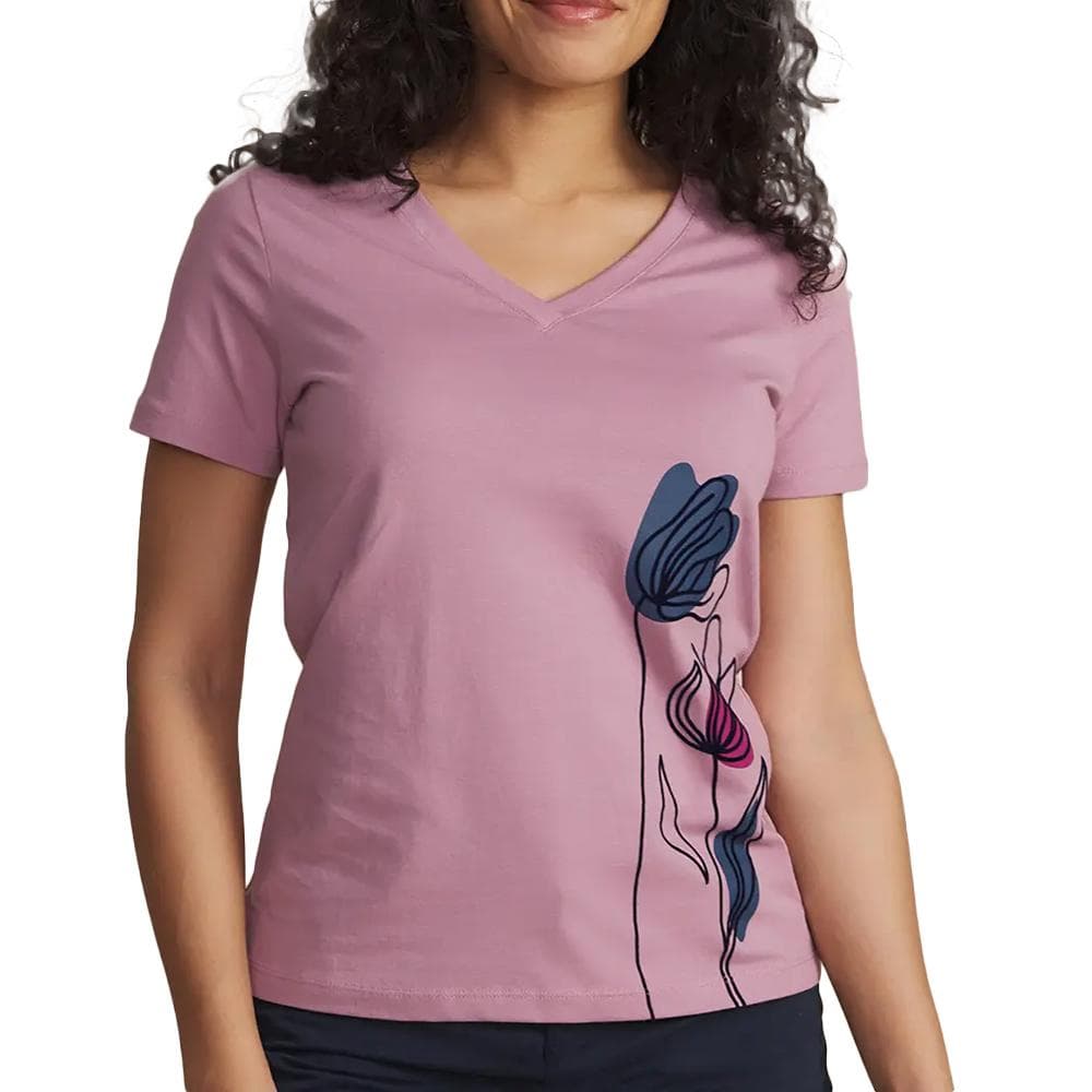 T-Shirt Rose Femme TBS MELBATEE 1