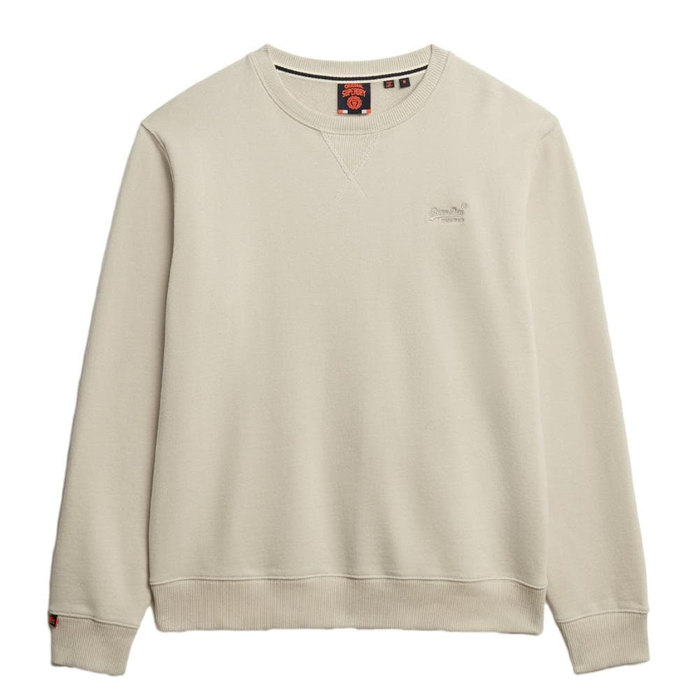 Pull Beige Homme Superdry Essential Logo Crew 2