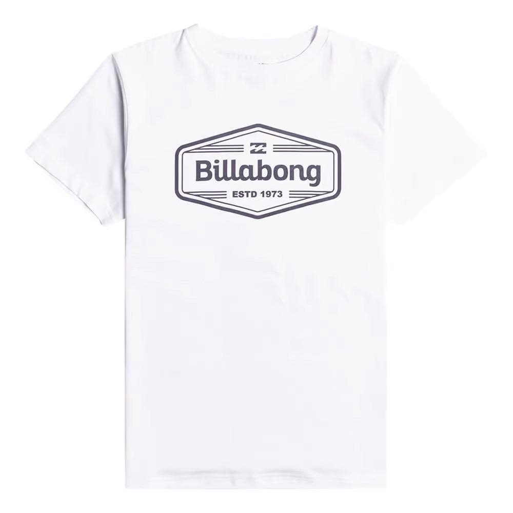 T-shirt Blanc Garçon Billabong Trademark 1