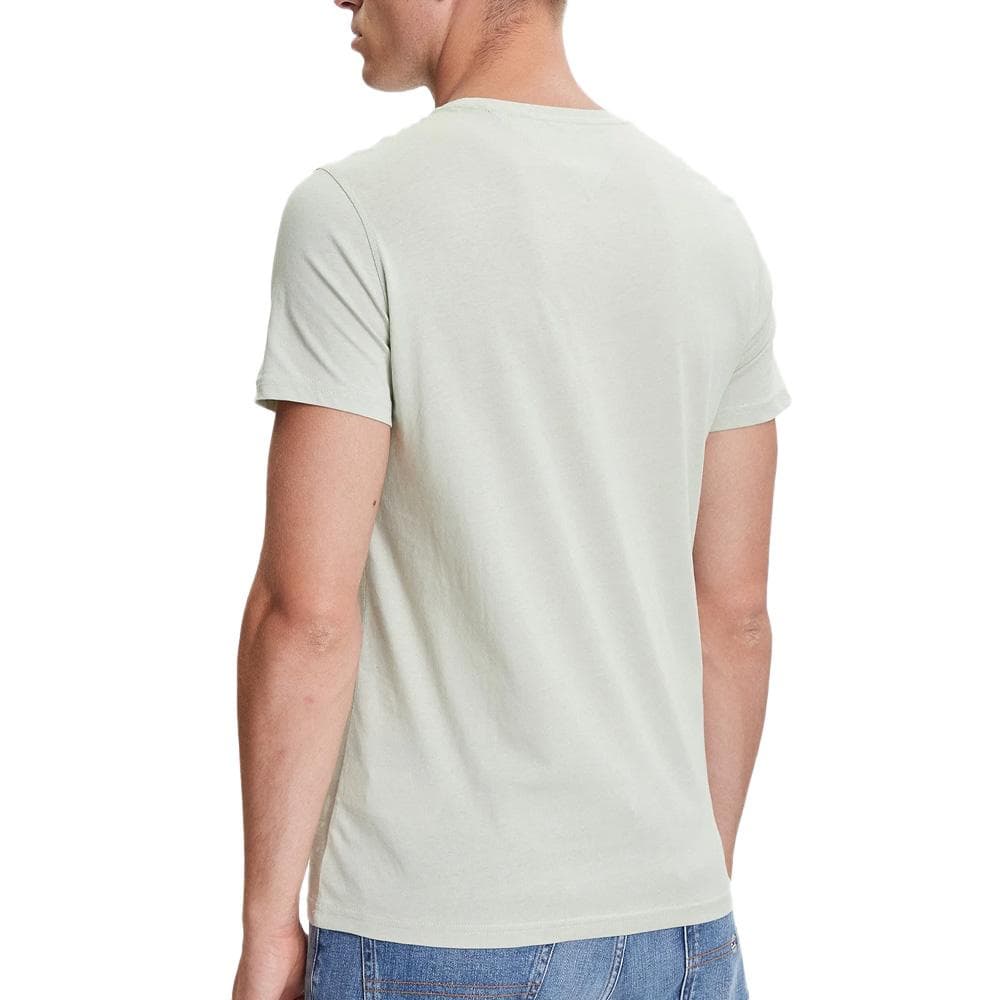 T-shirt Vert Pale Homme Tommy Hilfiger Tjm Xslim 2
