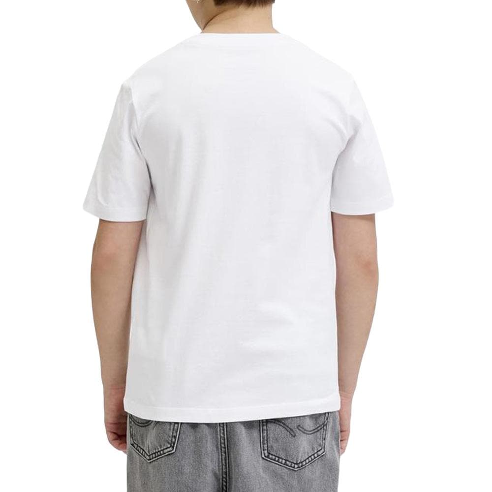 T-Shirt Blanc Garçon Jack & Jones Nolulu 2