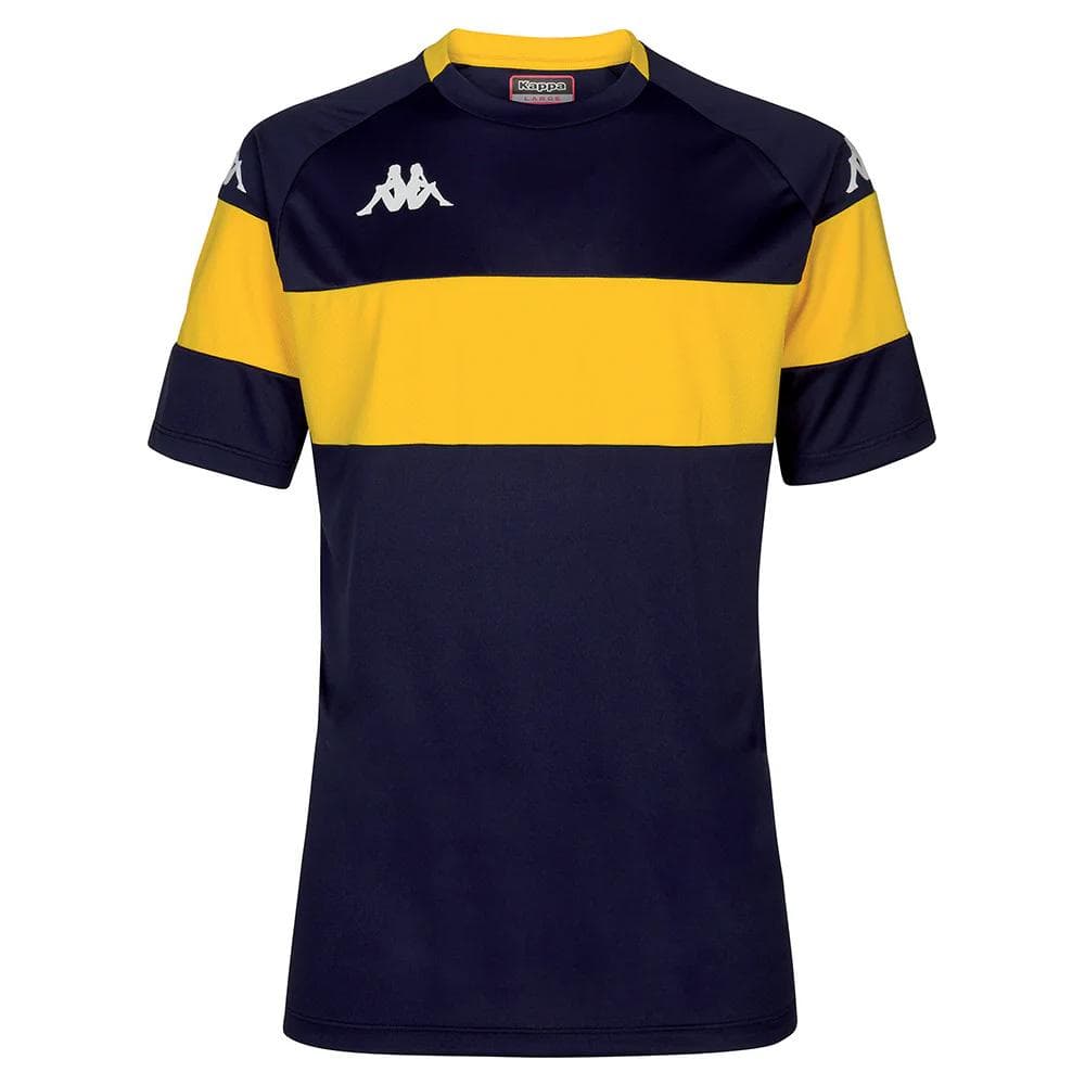T-Shirt de Sport Marine/Jaune Homme Kappa Dareto 1
