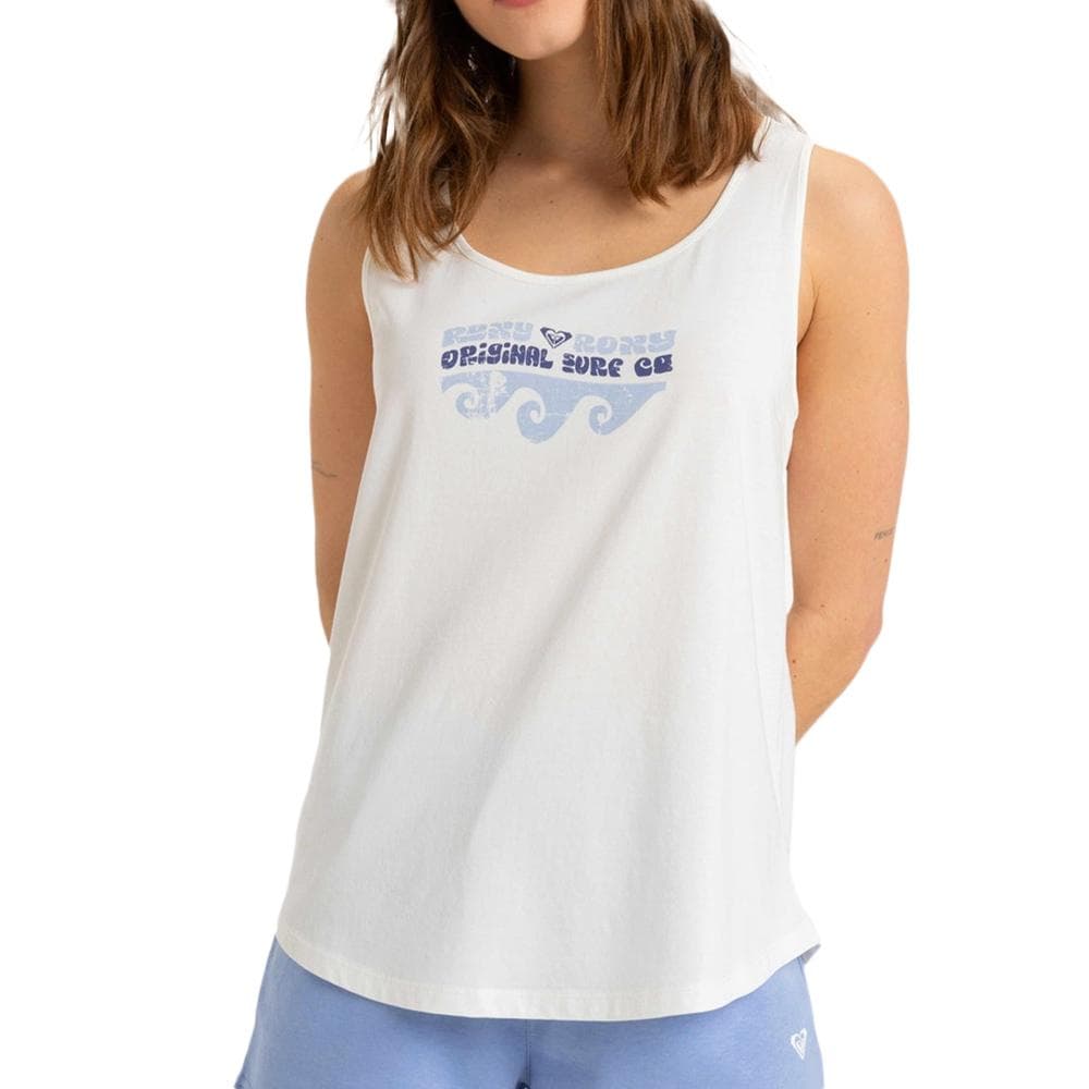 Débardeur Blanc Femme Roxy Surfclassic 1