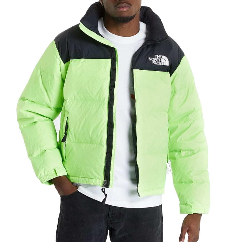 Doudoune Verte/Noir Homme The North Face Retro Nuptse 1