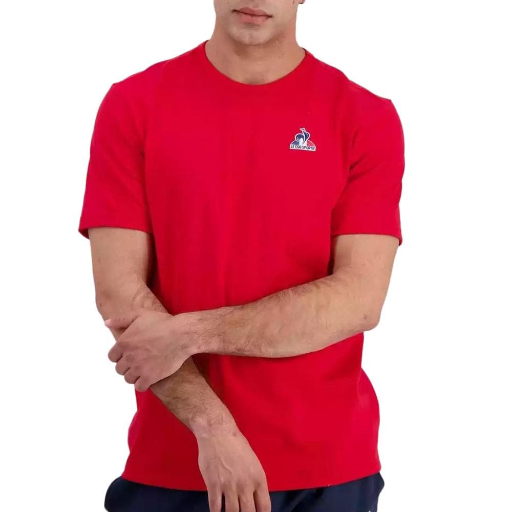 T-shirt Rouge Homme Le Coq Sportif Ess Tee Ss N°1 1