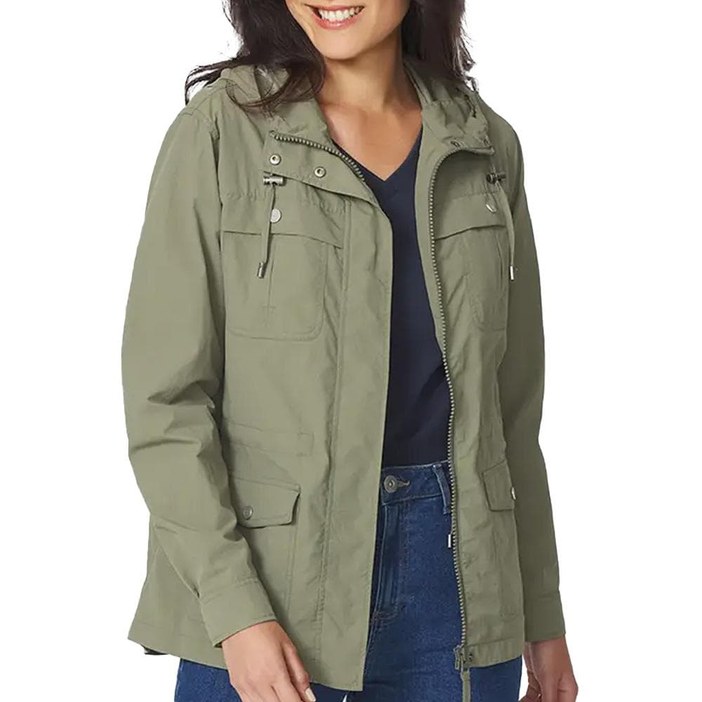 Veste Déperlante Verte Femme TBS LIANAVES 1