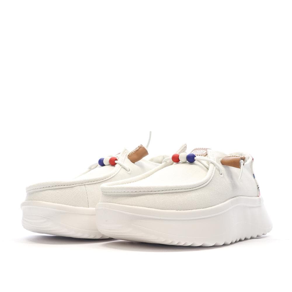 Chaussures Blanches Femme Hey Dude Wally Sport Mesh 6