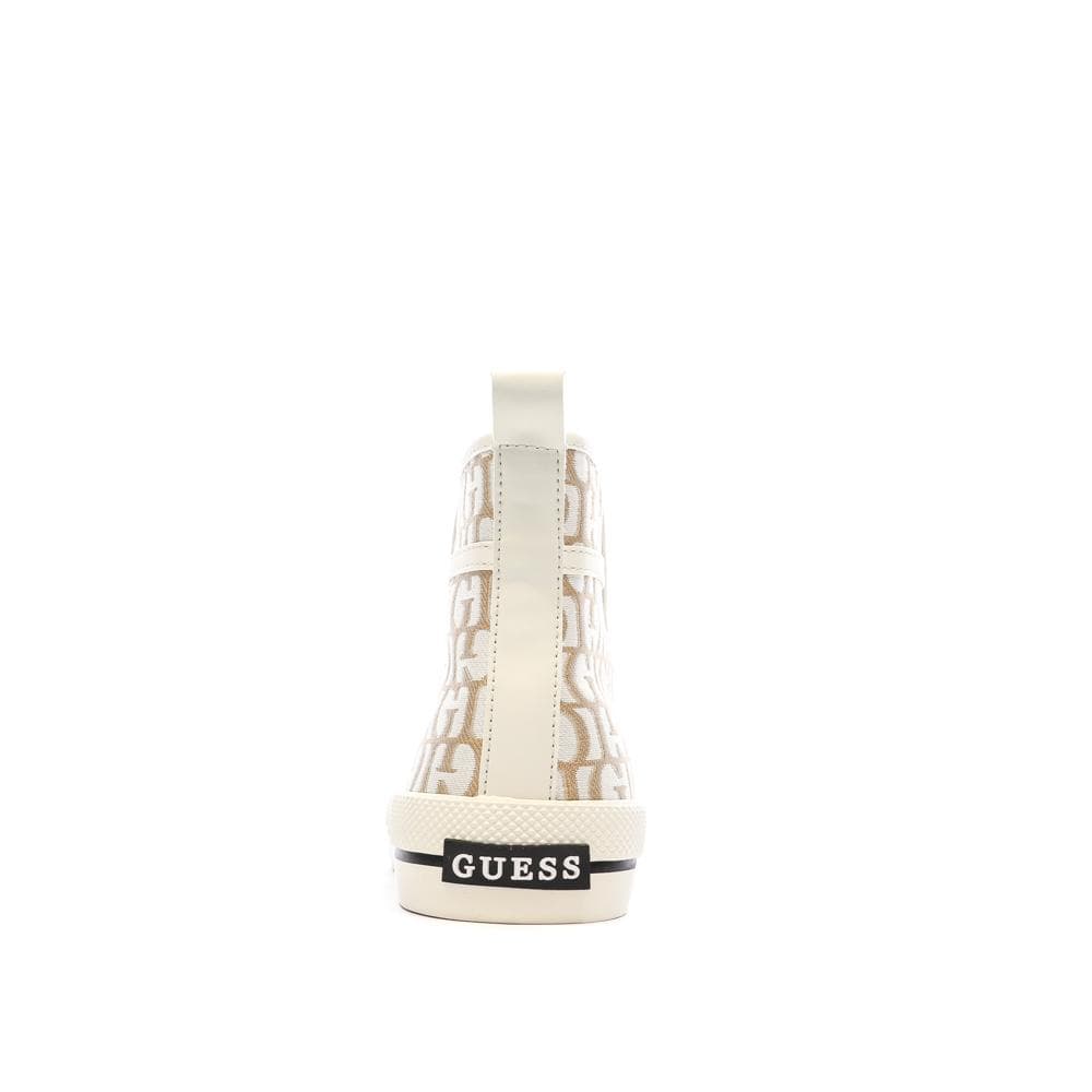 Baskets Blanches/Marron Femme Guess Colyn 3