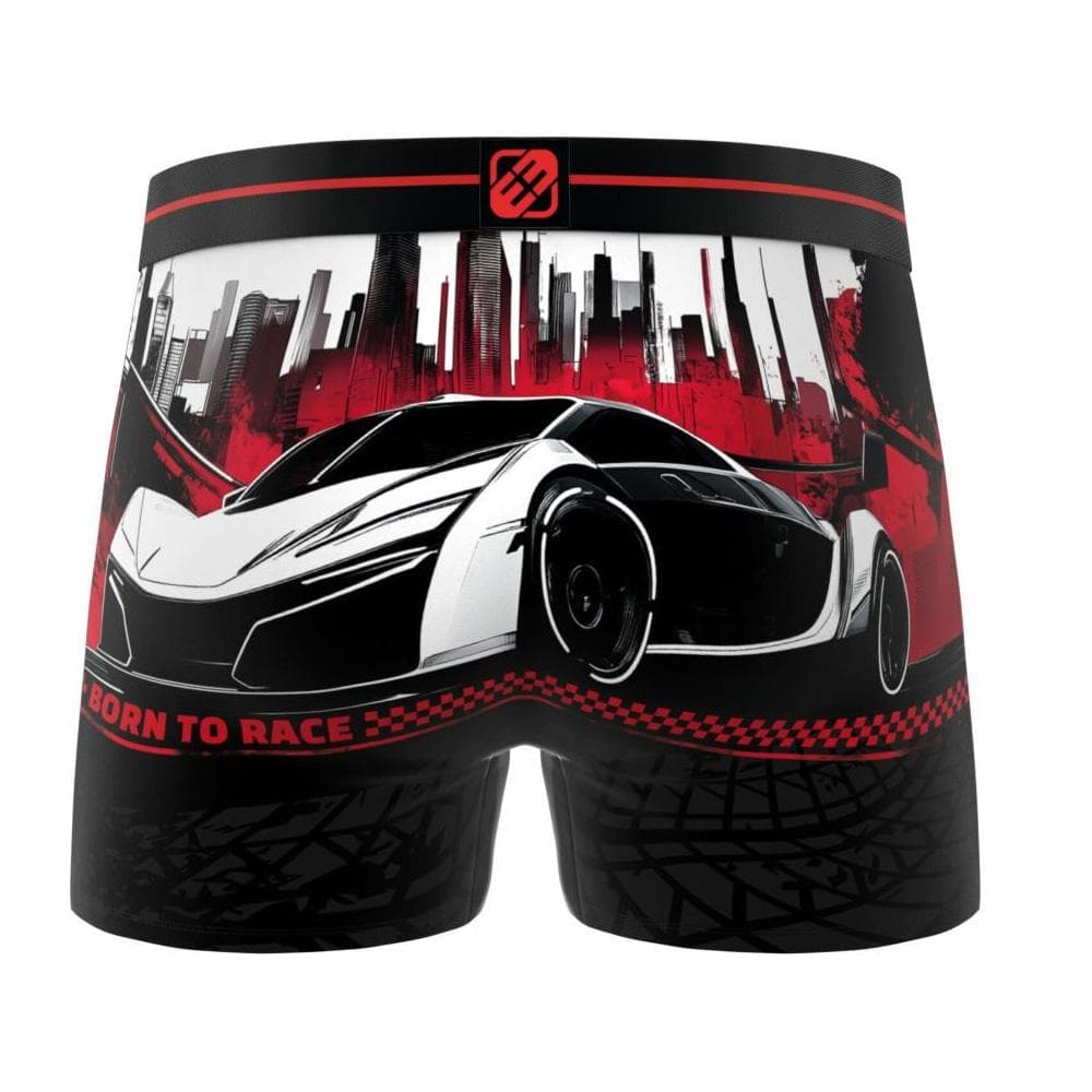 Boxer Noir/Rouge Homme Freegun Voiture 2