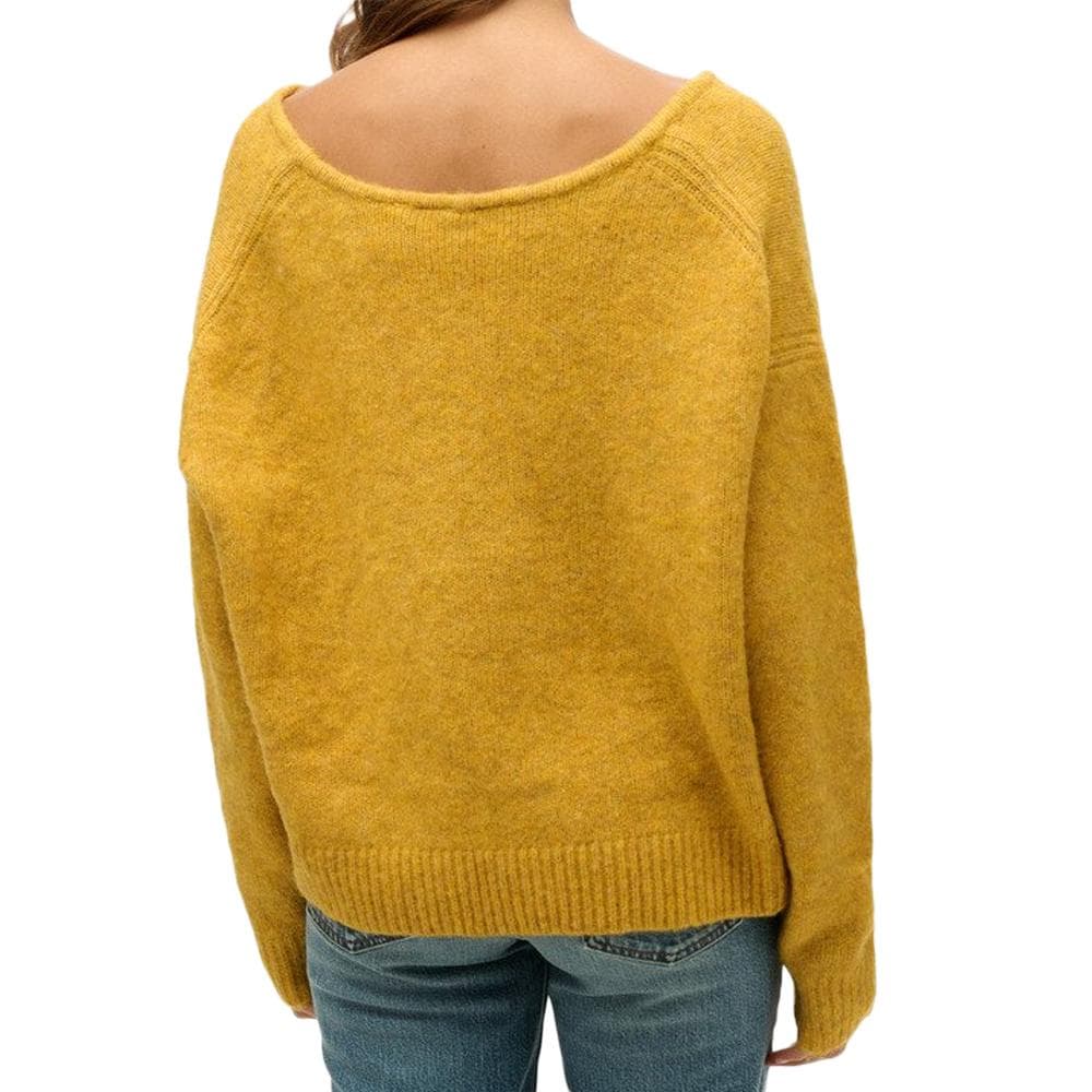 Pull Jaune Femme Superdry Oversized 2