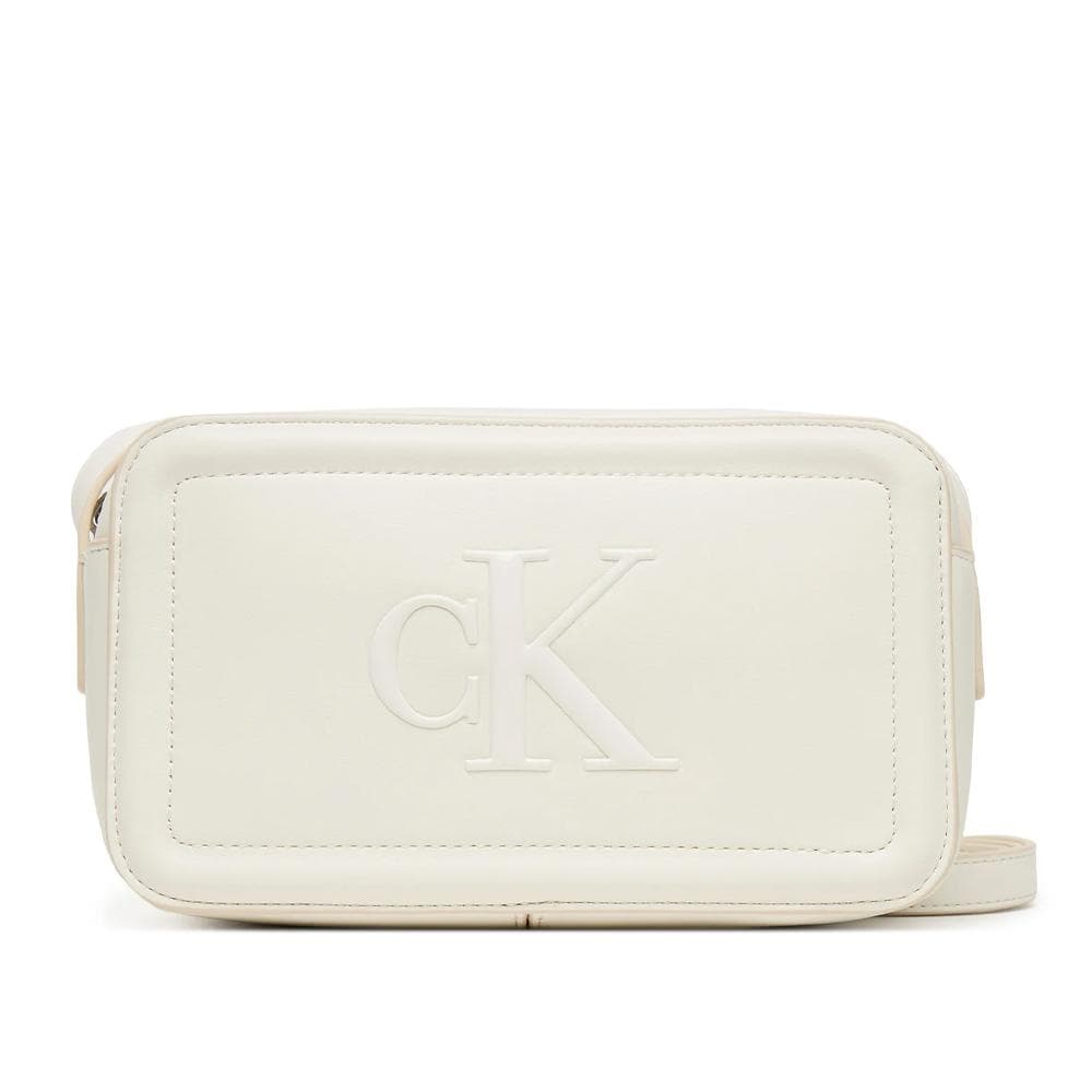 Sac à bandoulière Blanc Femme Calvin Klein Jeans Bold Ck Camera 1