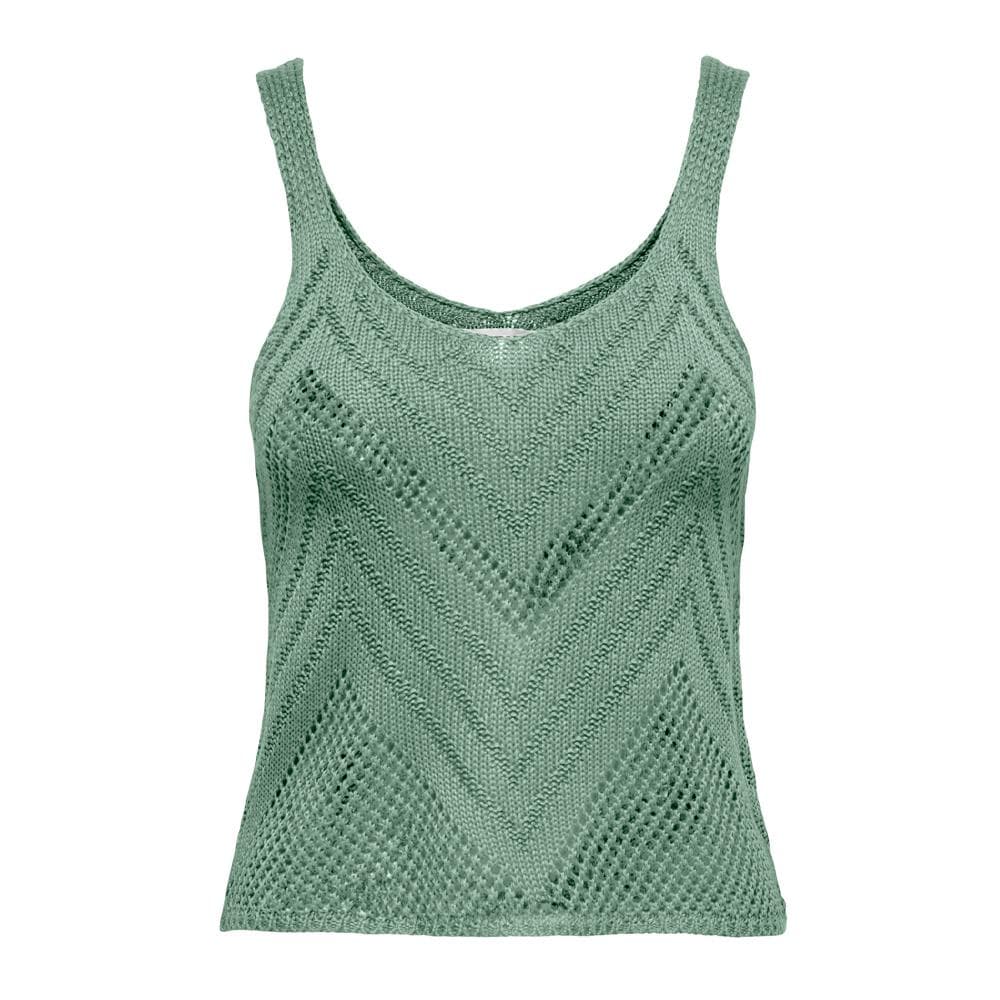 Top Crochet Vert Femme Jdy 15226348 1