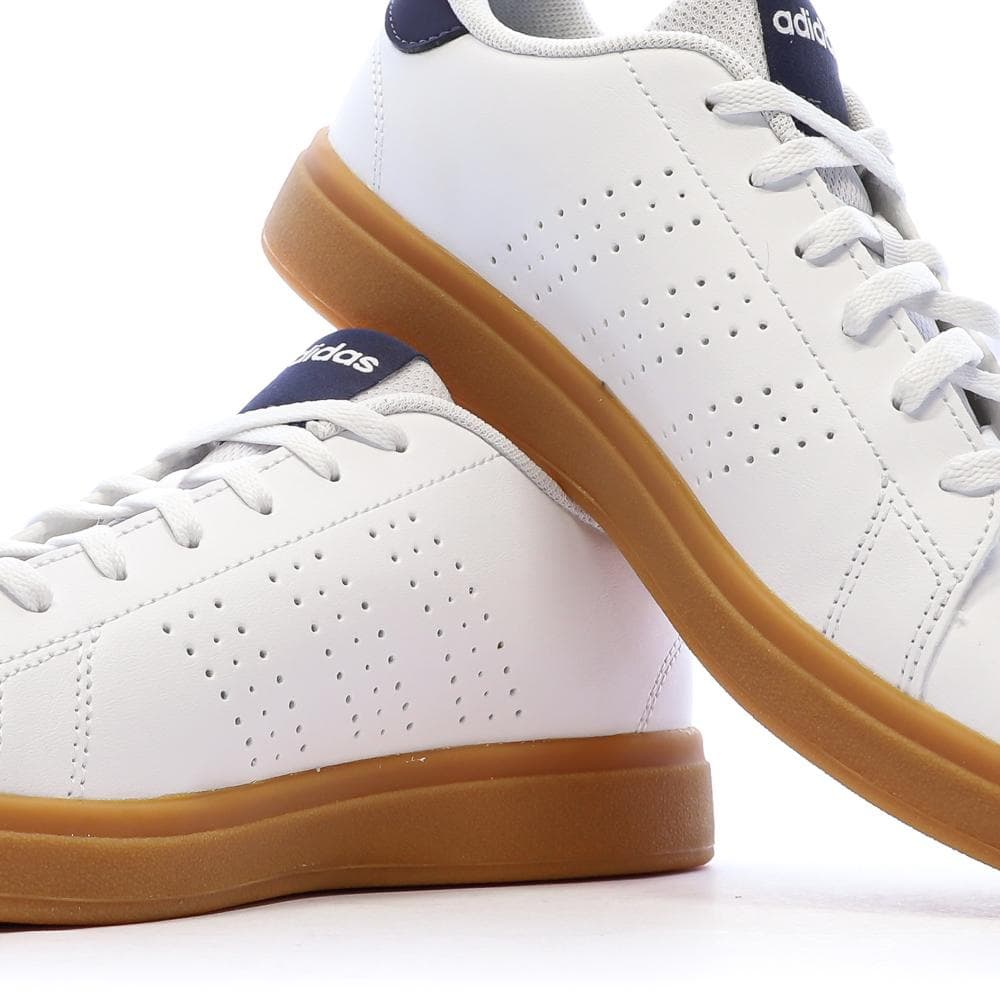 Baskets Blanches Homme Adidas Advantage Bases 7
