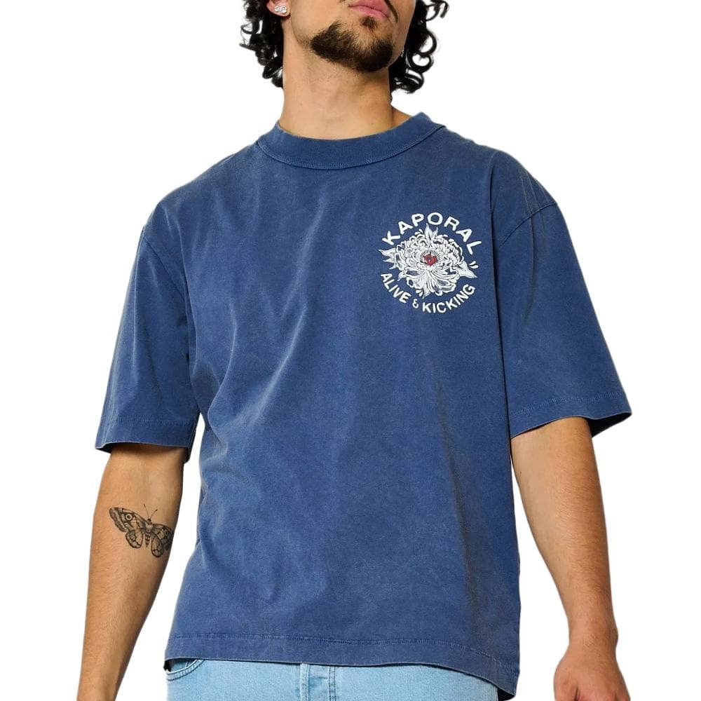 T-Shirt Marine Homme Kaporal KYO 1