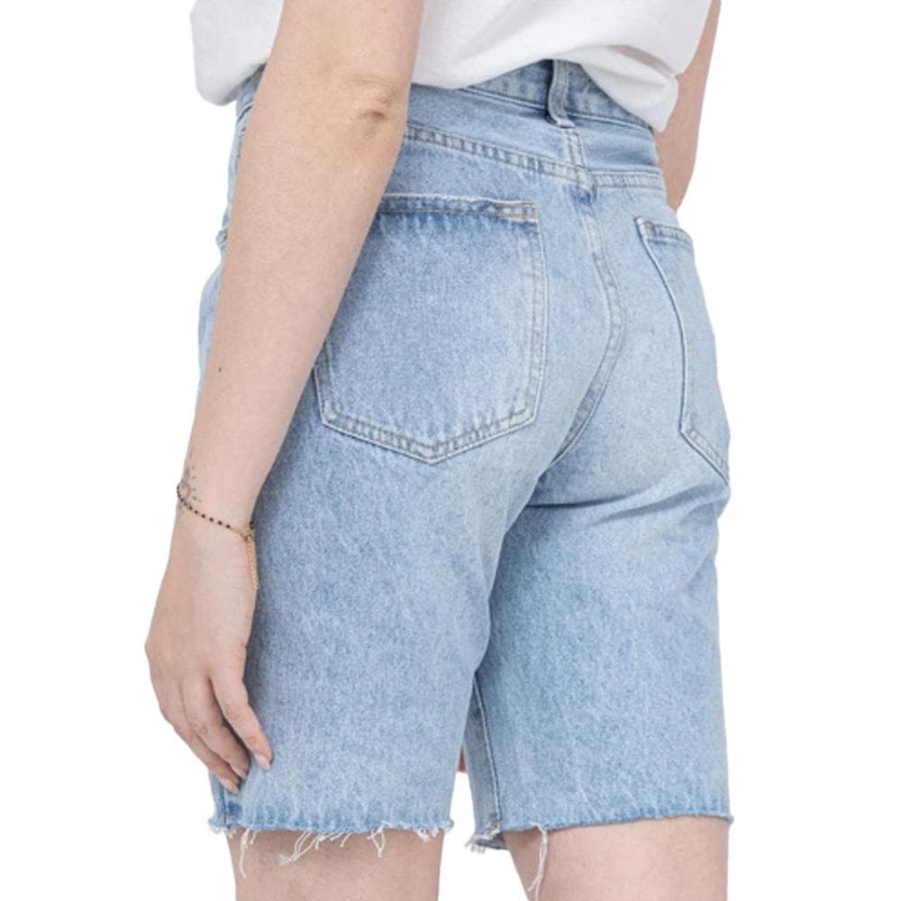 Short Bleu Femme Monday Premium Long 2