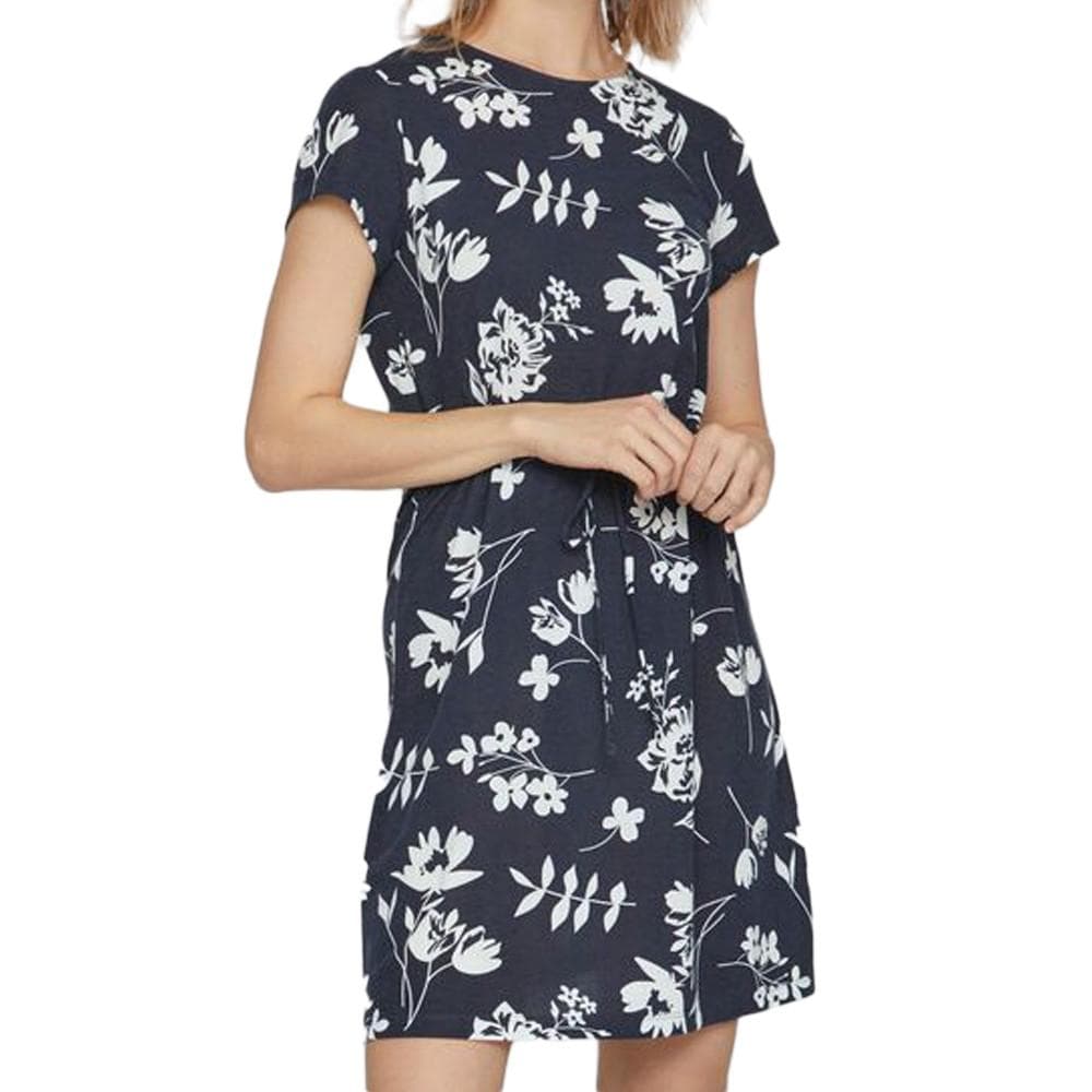 Robe Marine à fleurs Femme Vila Mooney String 1