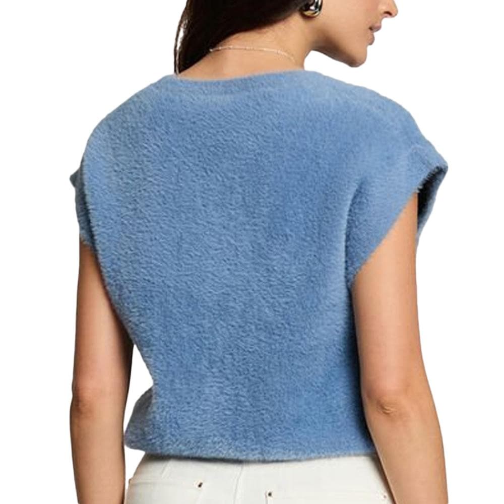 Pull Sans Manche Bleu Clair Femme Morgan 2