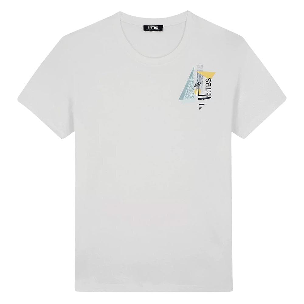 T-Shirt Blanc Homme TBS Arctique Miel 1