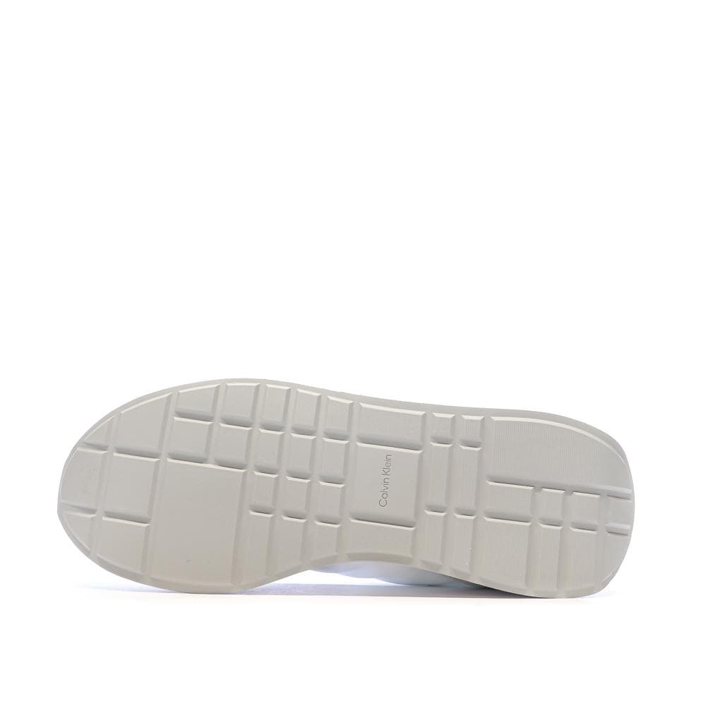 Baskets Blanc/Gris Homme Calvin Klein Jeans Retros 5