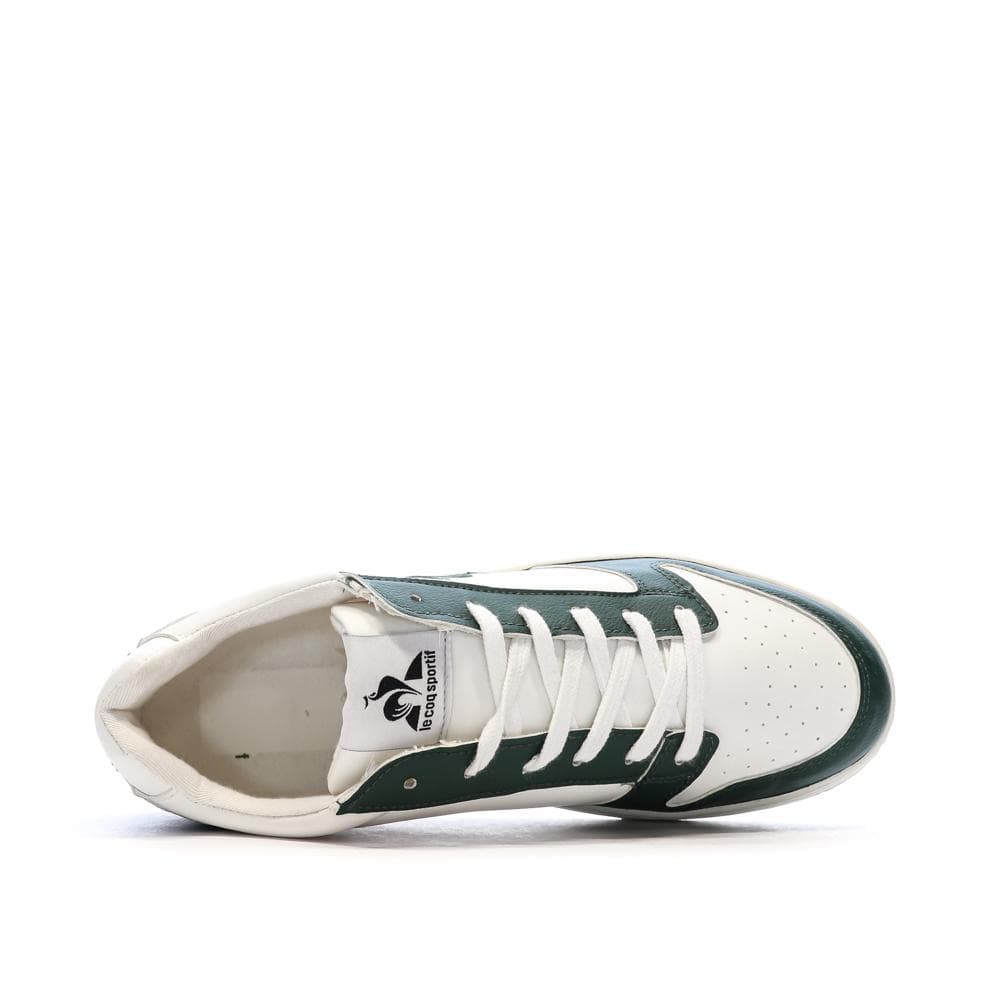 Baskets Blanc/Vert Mixte Le Coq Sportif Terra 4