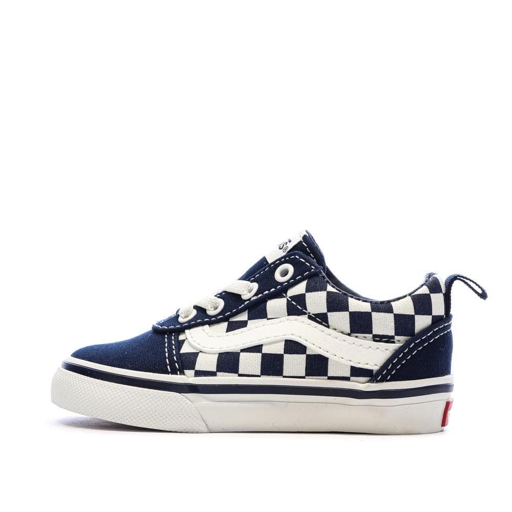 Baskets Bleu Foncé Garçon Vans Td Ward Slip-on Checkerboard 1